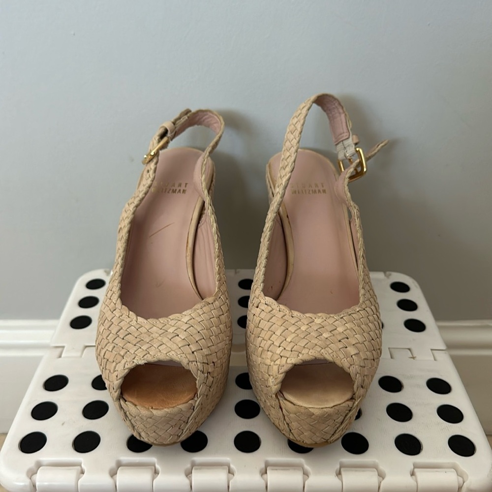 Stuart Weitzman Wedges Size 7.5 - image 1